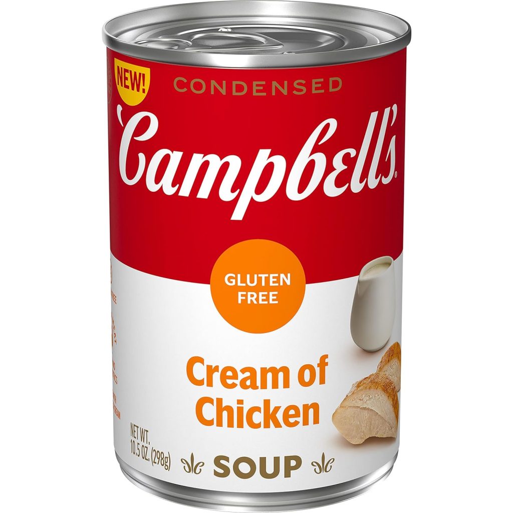 Campbells Condensed Gluten Free Cream of Chicken Soup, 10.5 oz Can