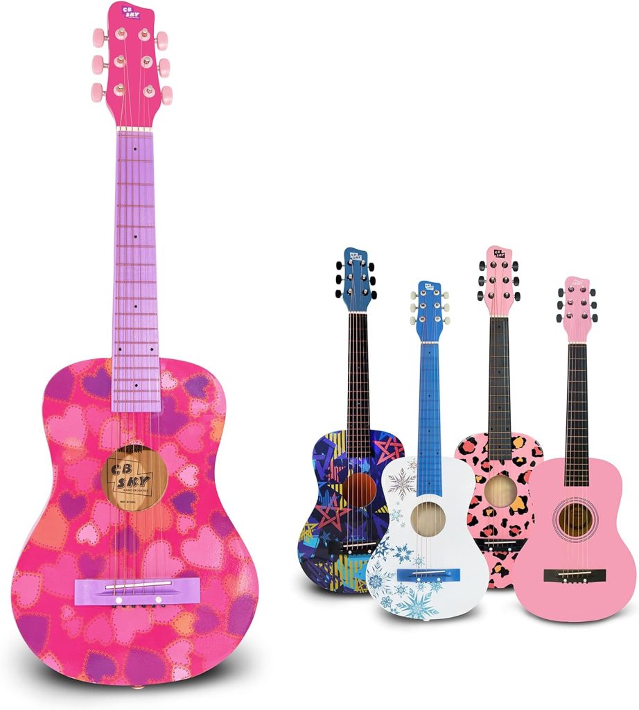 CB SKY 30 Wooden Acoustic Guitar for Kids/Boys/Girls/Beginners/Guitar for age 3-5 5-9
