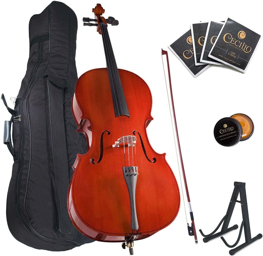 Cello Instrument – Mendini 3/4 Size Cellos for Kids  Adults w/Bow, Case and Strings