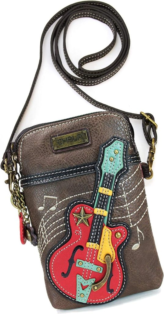 CHALA Crossbody Cell Phone Purse - Women PU Leather Multicolor Handbag with Adjustable Strap