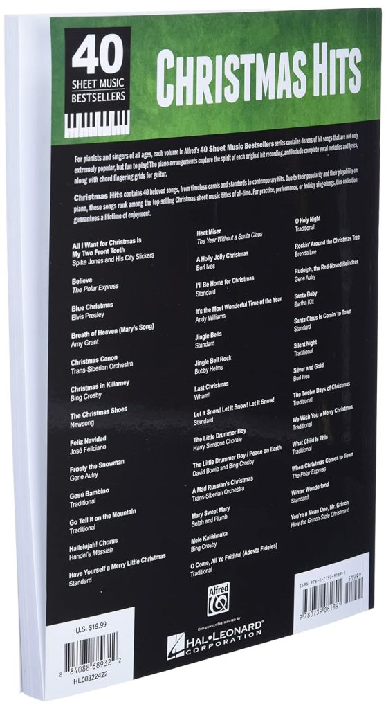 Christmas Hits: 40 Sheet Music Bestsellers Series     Paperback – July 1, 2011