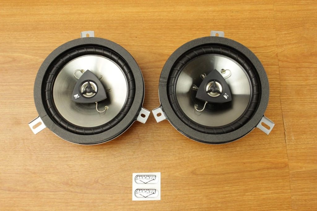 Chrysler Jeep Dodge 6.5inch Kicker Speaker Upgrade Set of 2 Mopar OEM