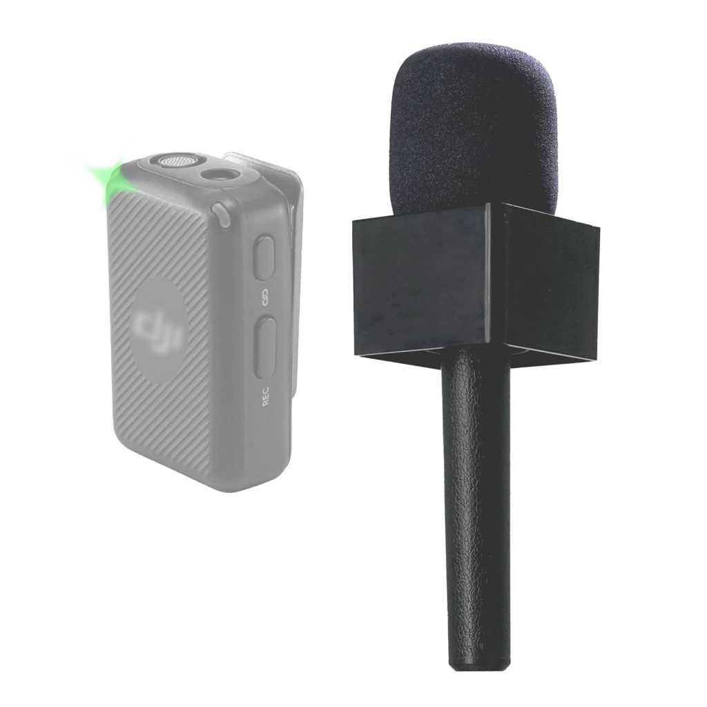 Classic Interview Adapter for DJI Mic Wireless Microphone | Handheld Mount