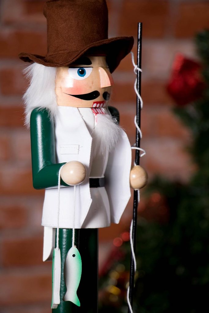 Clever Creations Rockstar Drummer 15 Inch Traditional Wooden Nutcracker, Festive Christmas Décor for Shelves and Tables