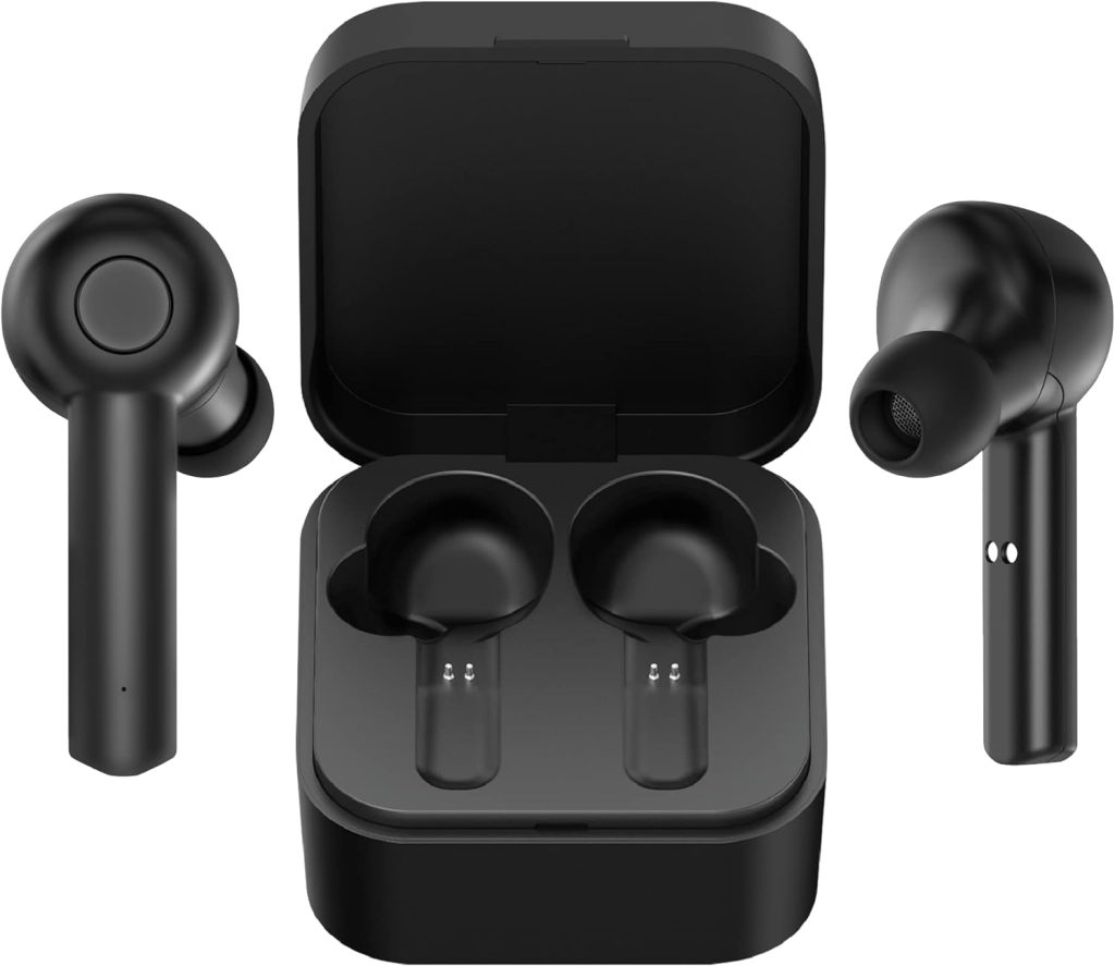 Coby True Wireless Earbuds | Bluetooth Ear Buds with Auto-Pairing | 22-HR Play w/Rechargeable Carry Case | Built-in Microphone |Touch Controls | Siri, Google Assistant Compatible Bluetooth Headphones