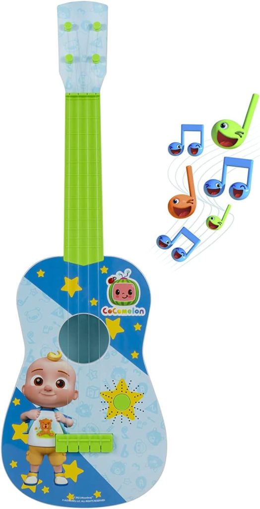 CoComelon Musical Guitar by First Act, 23.5” Kids Guitar - Plays Clips of The ‘Finger Family’ Song - Musical Instruments for Kids, Toddlers, and Preschoolers : Everything Else