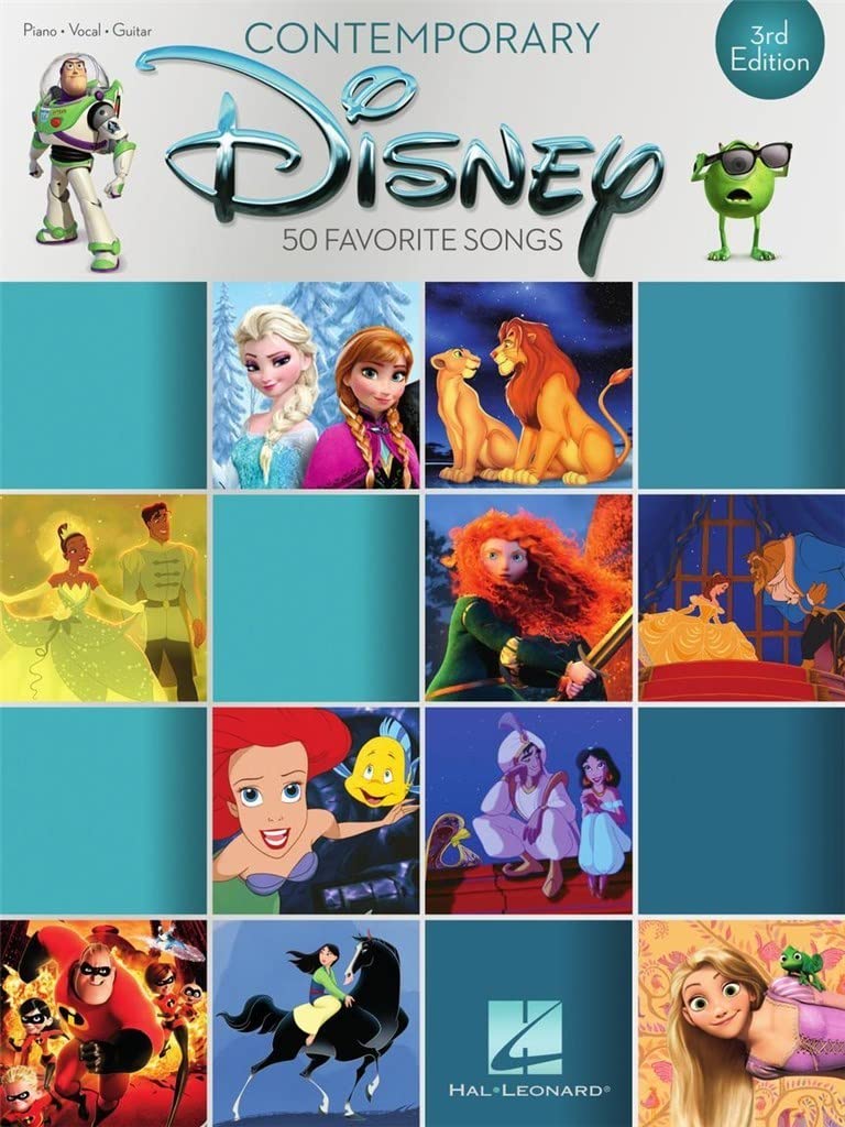 Contemporary Disney: 50 Favorite Songs (Piano-vocal-guitar)     Paperback – January 1, 2017