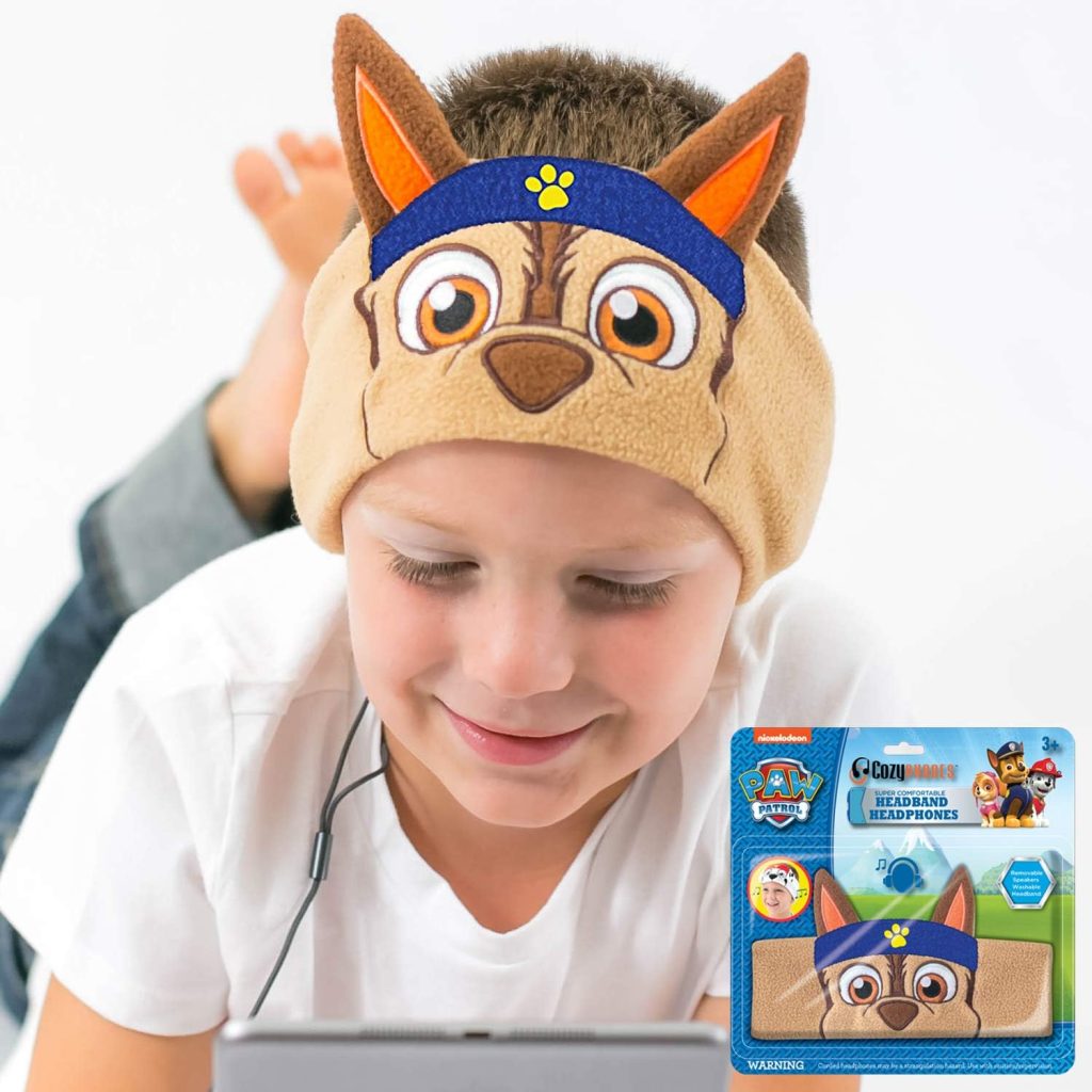 CozyPhones Paw Patrol Kids Headphones Over The Ear Headband Headphones - Volume Limited with Thin Speakers  Soft Headband – Marshall