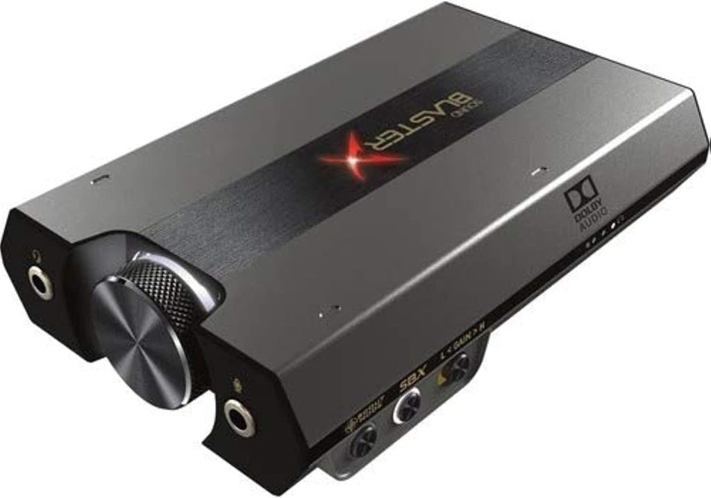 Creative Sound BlasterX G6 7.1 HD Gaming DAC and External USB Sound Card - SB1770 (Renewed)