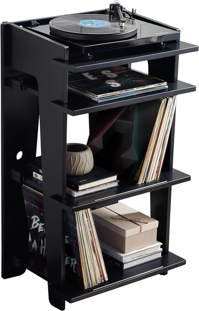 Crosley Soho Turntable and Record Stand, Black