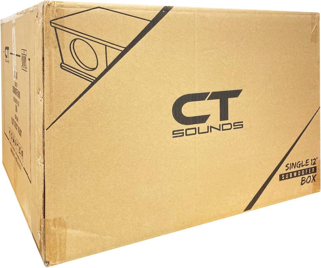 CT Sounds CT1X12 Single 12” Kerf Port Universal-Fit Car Subwoofer Box