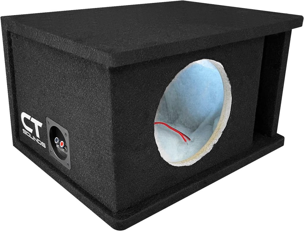 CT Sounds CT1X8 Single 8” Kerf Port Universal-Fit Car Subwoofer Box