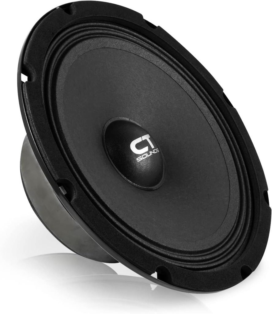 CT Sounds TROPO8-4 8” Shallow Mount Midrange Speaker, 200 Watts RMS, Each