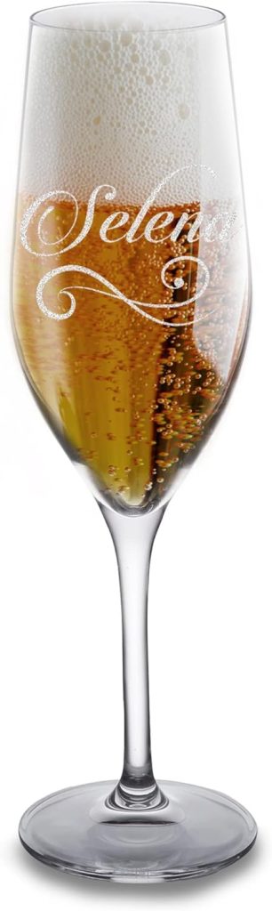 Custom Champagne Flutes Personalized Monogram Toasting Glasses Long Stem Champagne Flutes Glass Engraved Champagne Glass