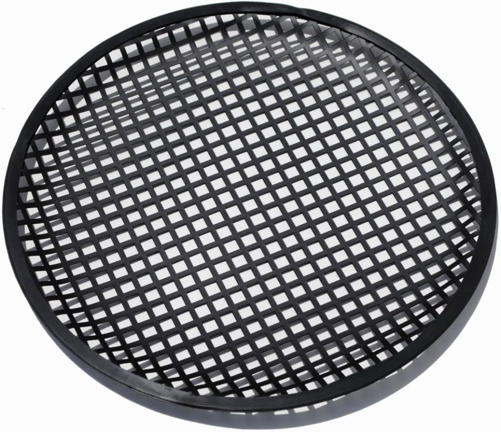 Custom Install Parts Universal 15 Inch (15) Subwoofer Speaker Metal Waffle Cover Guard Grill Pack of 2 (Pair)