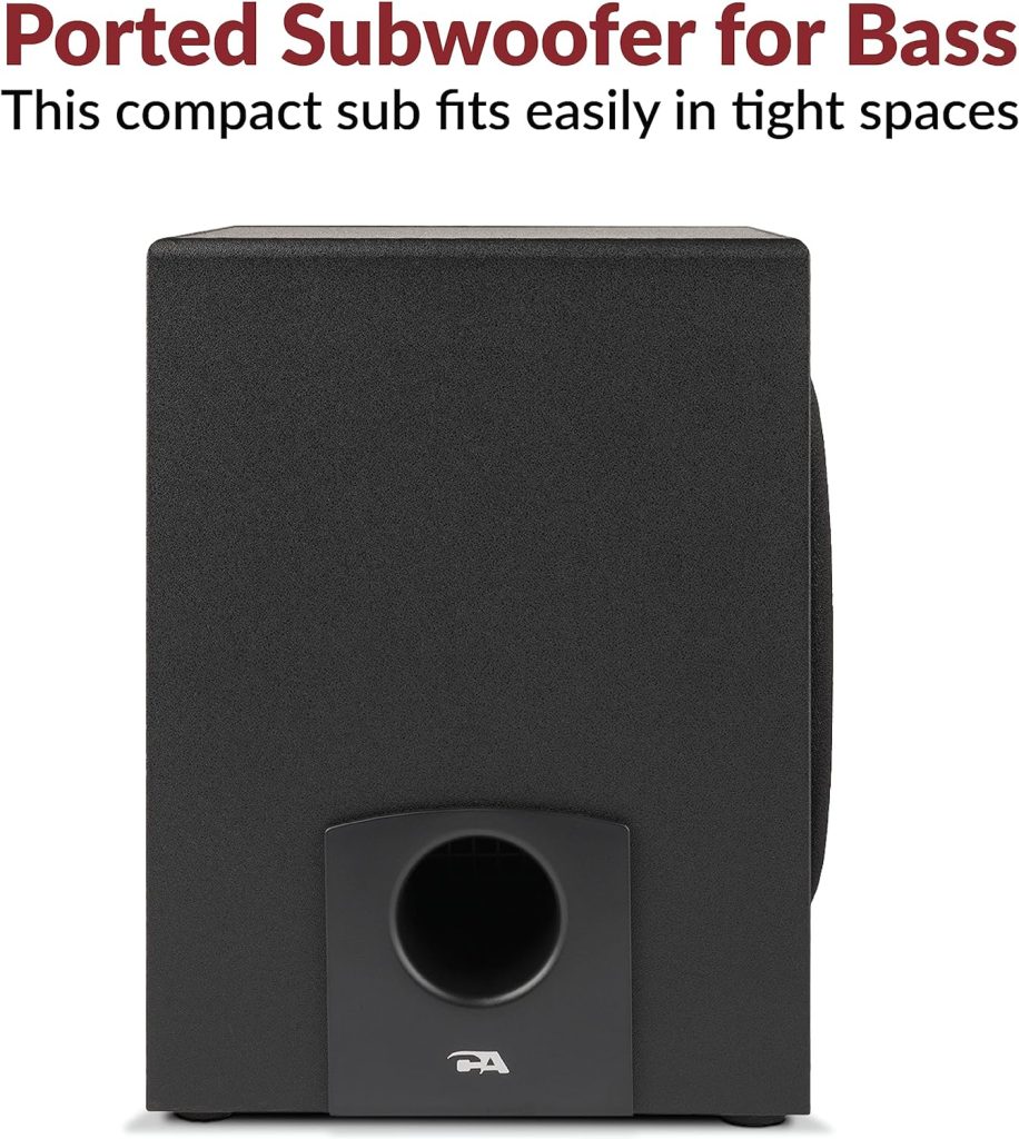 Cyber Acoustics CA-3090 2.1 Speaker System with Subwoofer with 18W of Power – Easy Setup and Convenient Controls, Great for Music, Movies, and Gaming