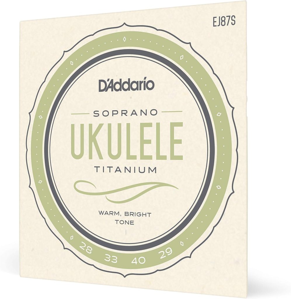 DAddario EJ87S Titanium Ukulele Strings, Soprano