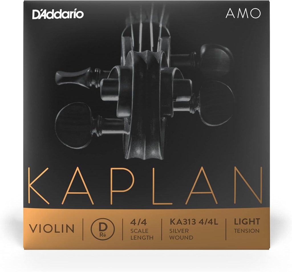DAddario KA310 4/4M Silk  Steel Violin Strings, Custom