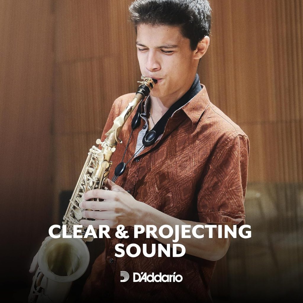 D’Addario Woodwinds Rico - Reeds for Alto Saxophone - Thinner Vamp Cut for Ease of Play, Traditional Blank for Clear Sound, Unfiled for Powerful Tone - 2.5 Strength - Made in the USA - 10-Pack