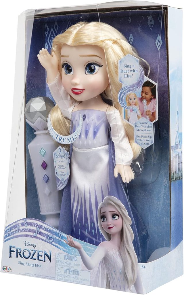 Disney Frozen Elsa Singing Doll Sing a Duet with Elsa to Her Top 3 Songs! Real-Working Microphone!