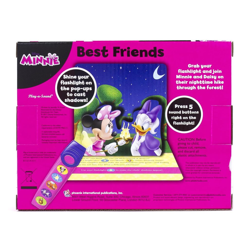 Disney Minnie Mouse - Best Friends Pop-Up Sound Board Book and Sound Flashlight Toy - PI Kids (Play-A-Sound)     Board book – Sound Book, March 18, 2017