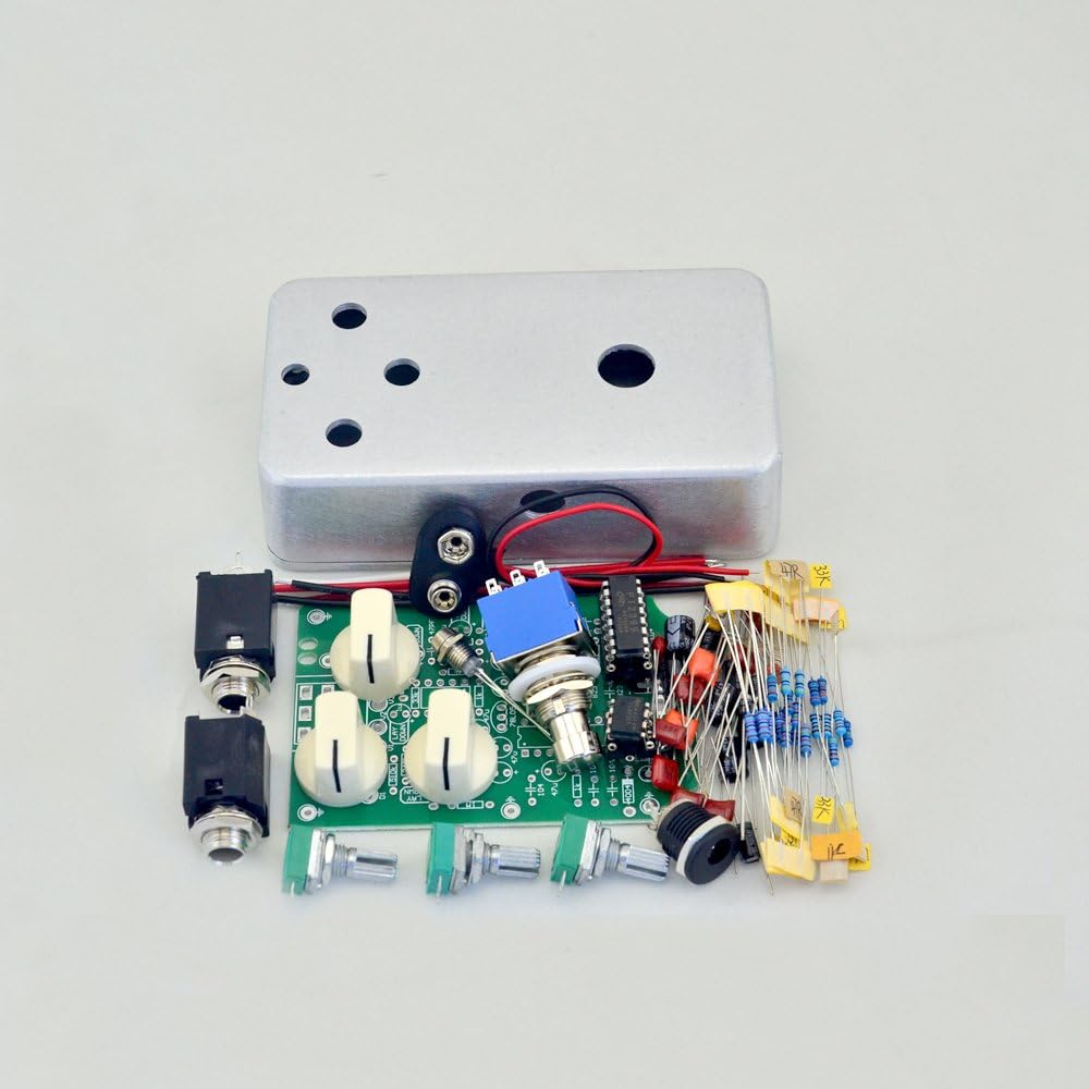 DIY Delay Guitar Effect Pedal All Kits With1590B And 3PDT 9PIN Switch
