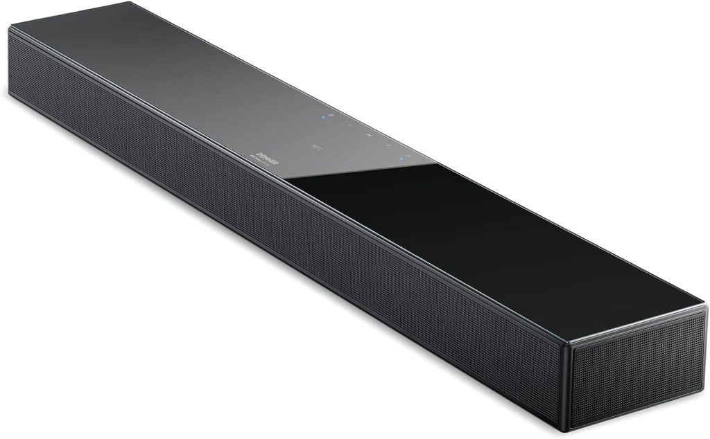 Donner Soundbars for TV, Dolby Atmos Surround Sound Home Audio Speakers with Bluetooth 5.3 and Equalizer Editor, TV HDMI Input, Stereo Home Theater with Built-in Woofers, DHT-S300