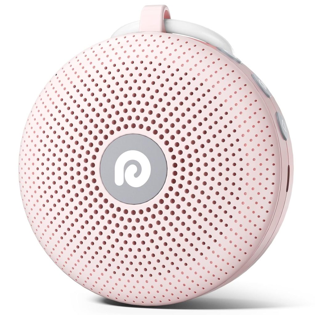 Dreamegg White Noise Machine - Portable Sound Machine for Baby Adult, Features Powerful Battery, 21 Soothing Sound, Noise Canceling for Office  Sleeping, Sound Therapy for Home, Travel, Registry Gift