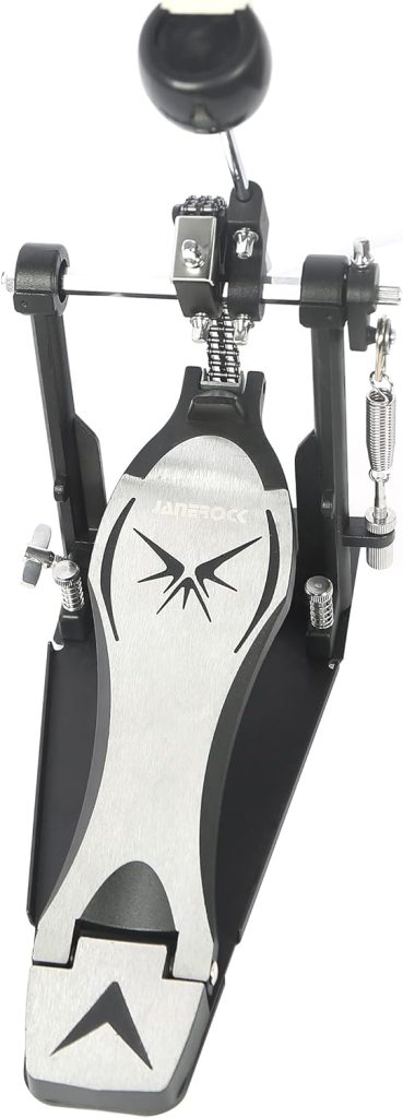 Drum Pedal,Janerock Bass Drum Pedal Double Chain Pedal Single Pedal Hammer Suitable for Drum Set and Electronic Drums