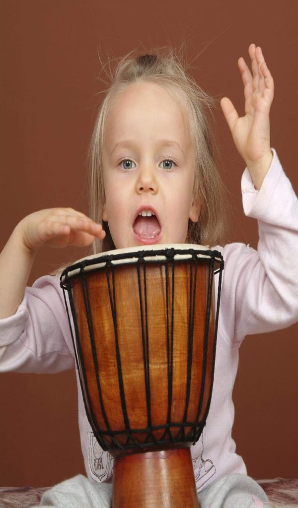 Drums Djembe Drum Djembe jembe is a Rope- goat skin Covered Goblet Drum Played by Hands West Africa style (4x8)