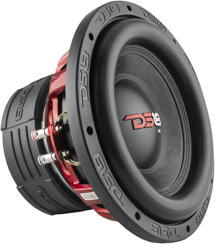 DS18 EXL-X10.2D 10 Car Subwoofer 1700 Watts Max Power 850 Watts RMS 2 + 2 Ohms Dual Voice Coil - Competition Grade Bass Powerful Performance for Car Truck Audio Sound Systems - 1 Speaker