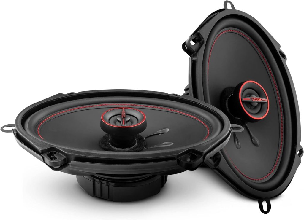 DS18 G5.7Xi GEN-X 5x7 2-Way Coaxial Speakers 150 Watts Max Power 4-Ohm - Full Range Speaker with Dome Tweeter Great for Car Stereo Sound System - 2 Speakers