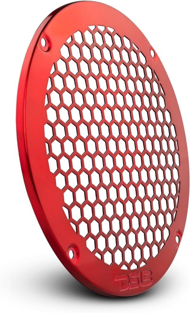 DS18 PRO-GRILL6MS PRO 6.5 Slim Metal Mesh Speaker Grill - Universal Fit 6.5 inches - Protective Speaker Cover Mesh - Protect Your Speakers - Each
