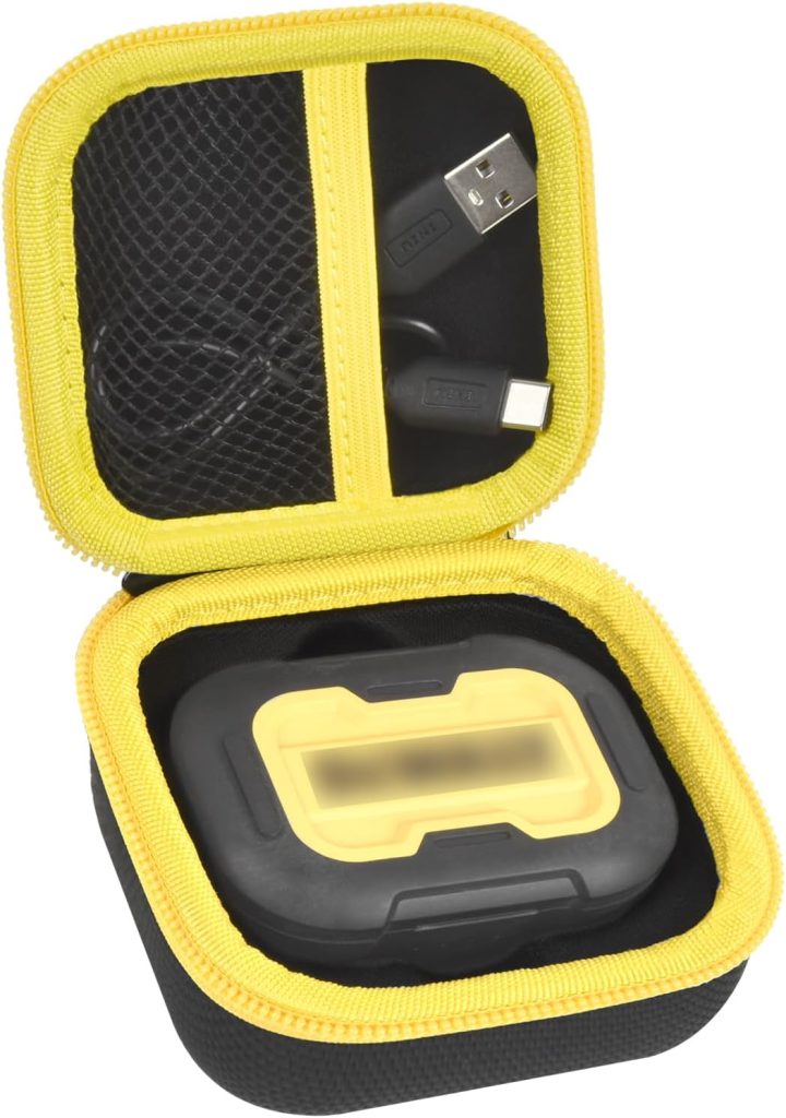 Earbud Case Compatible with DEWALT True Wireless Bluetooth TWS Headphones, Storage Holder for Jobsite Pro-X1 Wireless Earphone, Headset Charging Box  Accessories Pouch Organizer - Bag Only