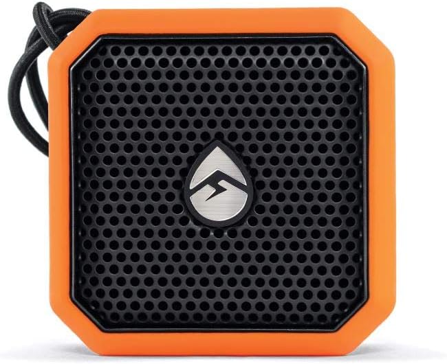 ECOXGEAR EcoPebble Lite GDI-EXPLT500 Rugged Waterproof Floating Portable Bluetooth Wireless 5-Watt Mini Smart Speaker (Orange)