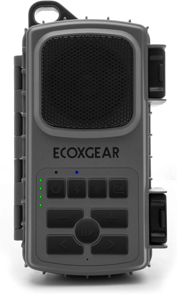 ECOXGEAR Floating Bluetooth Speaker with Waterproof Dry Storage for Your Smartphone: EcoExtreme 2 (Gray)