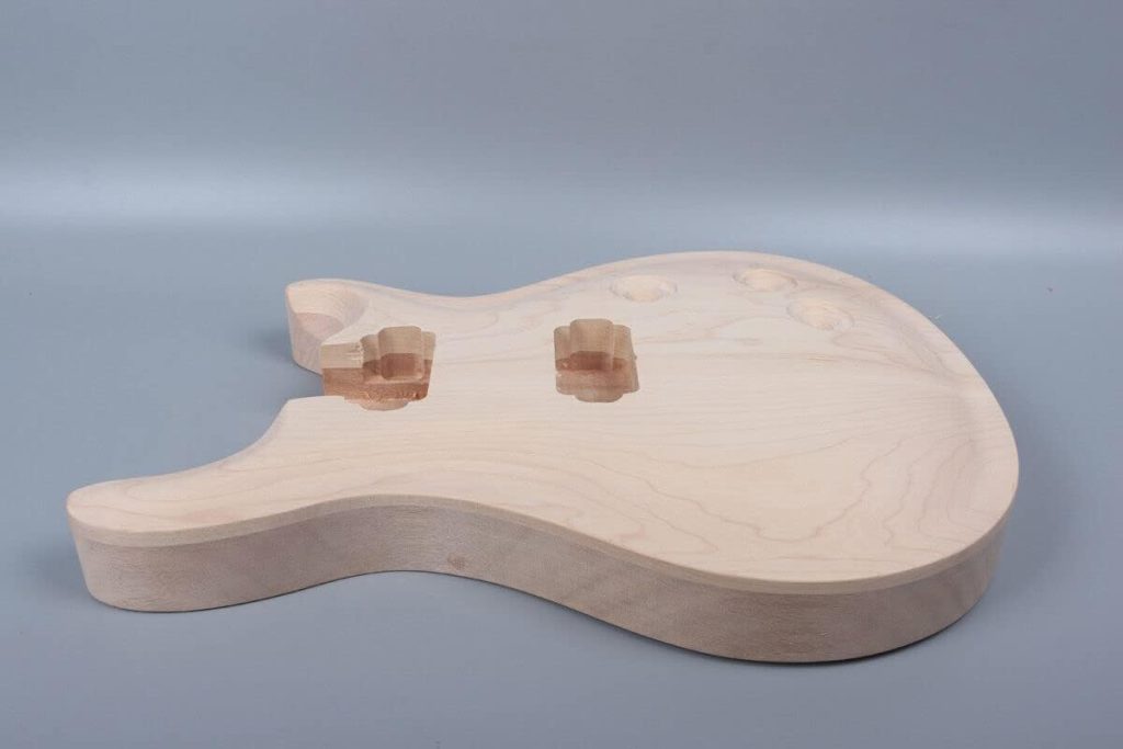 Electric guitar body Blank Maple Mahogany Solid wood Set In DIY Electric Guitar Body Unfinished For PRS Style Guitar body Replacement