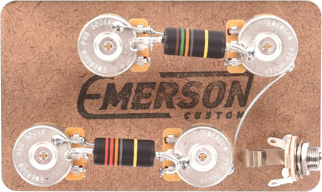Emerson Custom Prewired Kit for Gibson Les Paul Guitars - Long Shaft