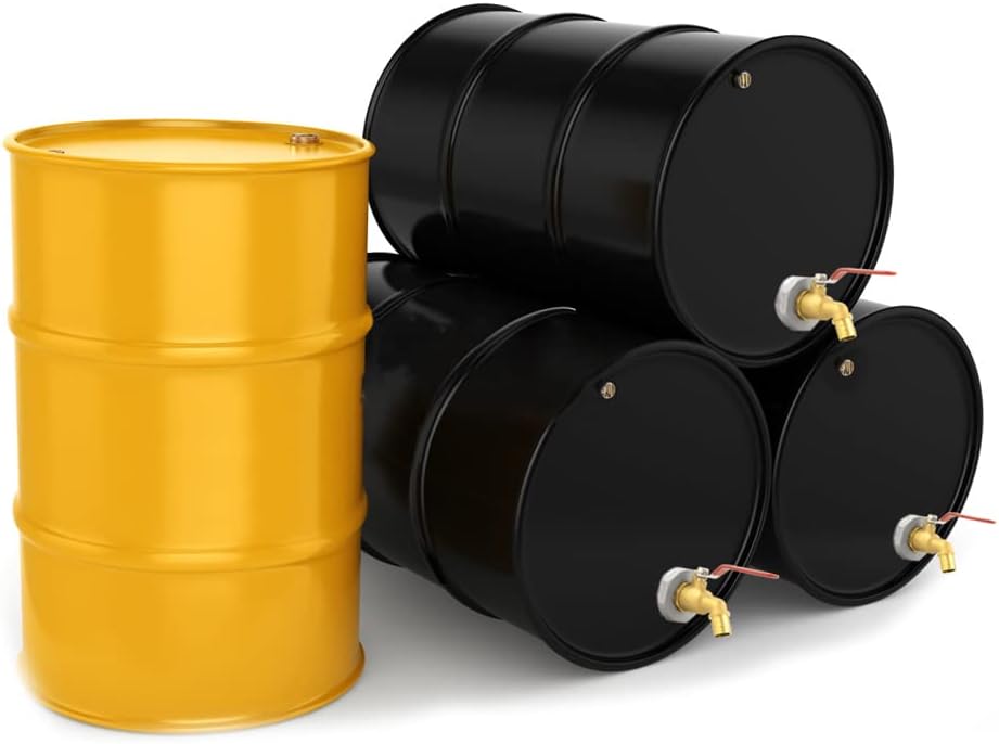 Enochs Land 55 Gallon Drum Spigot,2Brass Barrel Faucet with EPDM Gasket for 55 Gallon Drum