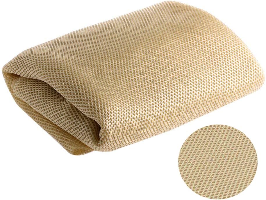 Enxiem Speaker Grill Cloth Stereo Grill Mesh Fabric Speaker Mesh Cloth (Beige)