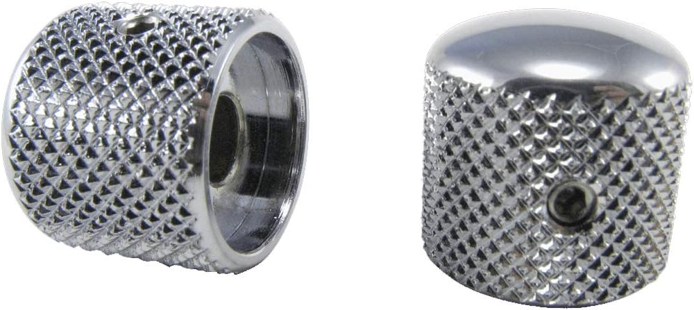 Ernie Ball Tele-Style Knobs 2-pack, Chrome (P06354)