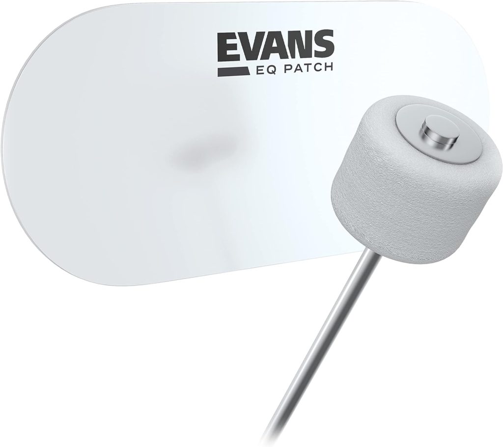 Evans EQ Double Pedal Patch, Clear Plastic