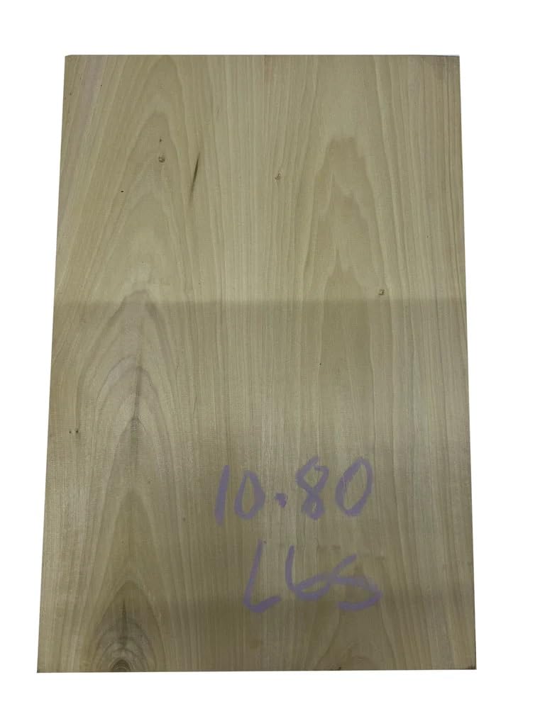 Exotic Wood Zone | Ambrosia Maple Electric Guitar Wood Body Blank | 21 x 14 x 2- 3 Piece Glued (Planed)