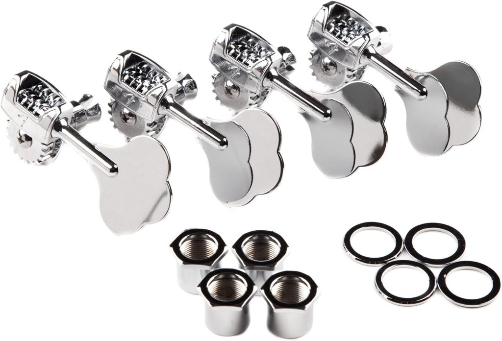 Fender American Standard/Deluxe Bass Guitar Tuners RH Set, Chrome