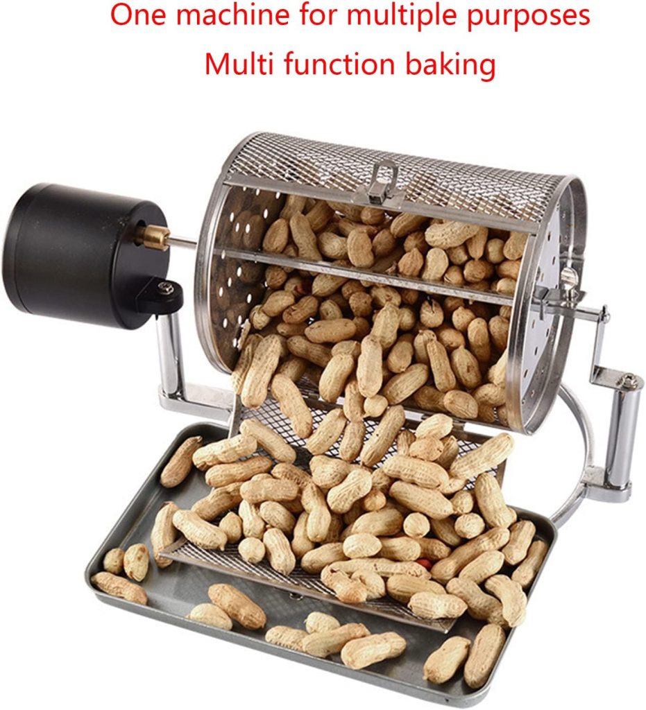 Fiarfiar Stainless Steel Coffee Bean Roaster Baking Roasting Machine Drum Type Coffee Roaster Network-Window Baked-Beans Machine Coffee Roasting Machine for Home