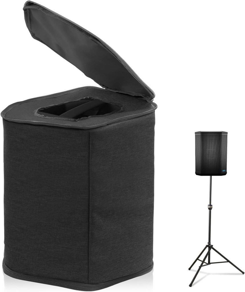 for Bose S1 Pro Cover, Cover for Bose S1 Pro Speaker with Handle Flap, Cover That Protects Your Speakers When Travelling and at Parties, Waterproof and Dustproof, Black