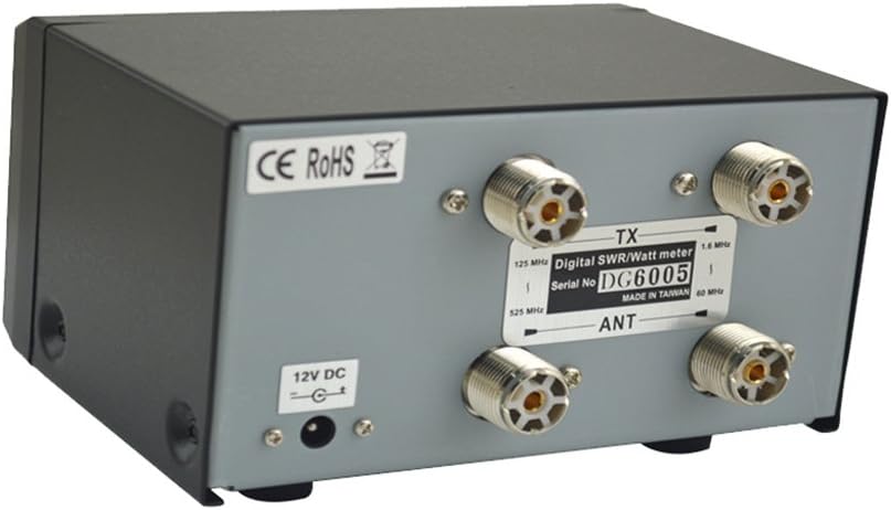 Fumei DG-503 Digital LCD 3.5 SWR/Watt Meter HF 1.6-60MHz  VHF/UHF 125-525MHz 1-200W for Two-Way Radio