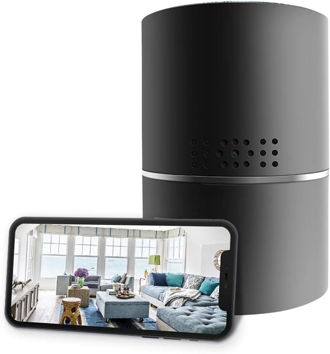 FUPOM Stereo Speaker Wi-Fi Camera, Wi-Fi Camera HD1080P Global Real-Time Video Streaming and Recording, Wireless Security Camera for Home,Nanny Camera, Pet Camera and Real Speaker Function