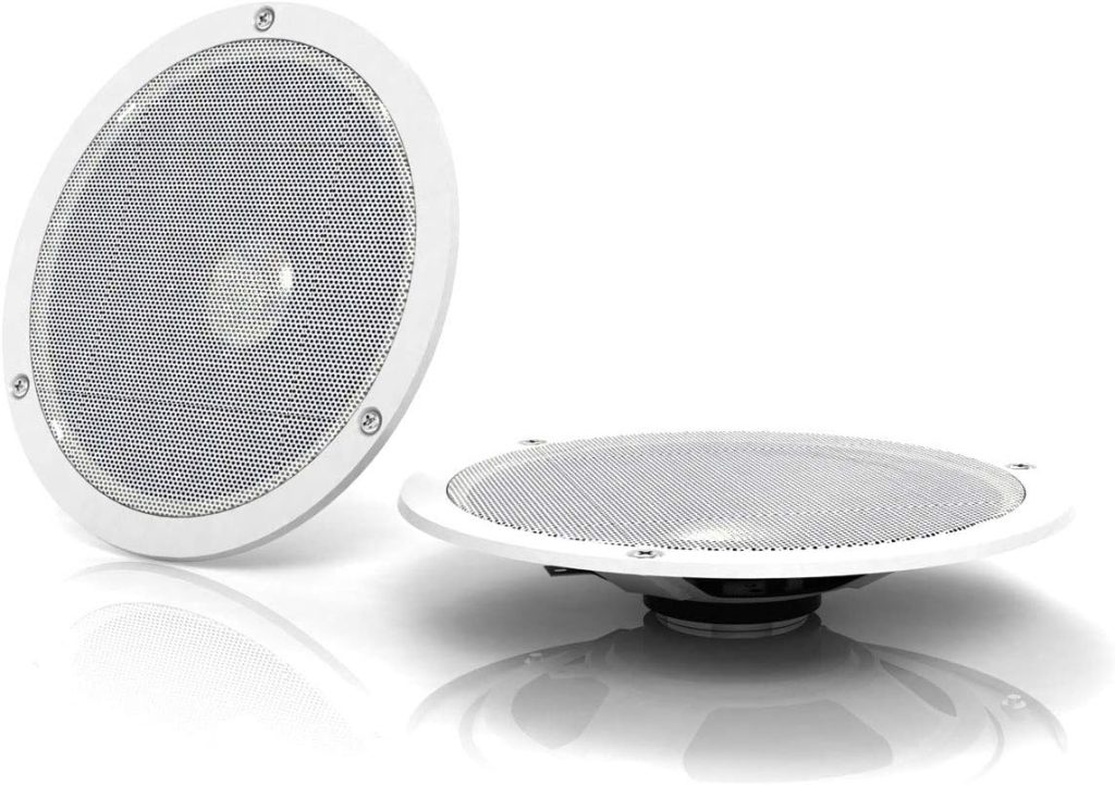 Furrion 6.5 30-Watt Indoor Wall-Mount/Ceilling Speaker for RV, Camper or Trailer with Flush Mount Design (White) - FS65W