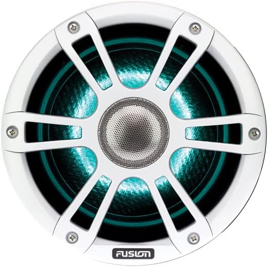 Garmin 010-02438-01 Fusion Signature Series 3 Wake Tower Speakers - 6.5, 330 Watt Coaxial, CRGBW Illumination, White (Pair)